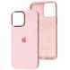 Чохол Silicone Case Metal Buttons (AA) для Apple iPhone 13 Pro Max (6.7"), Розовый / Chalk Pink