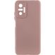 Чохол Silicone Cover Lakshmi Full Camera (AAA) для Xiaomi Redmi Note 10 Pro / 10 Pro Max, Рожевий / Pink Sand