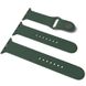 Силиконовый ремешок для Apple Watch Sport Band 42 / 44 / 45 / 49 (S/M & M/L) 3pcs Зеленый / Army green