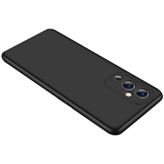 Пластиковая накладка GKK LikGus 360 градусов (opp) для OnePlus 9 Черный