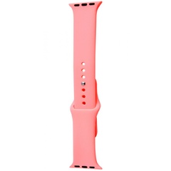 Силиконовый ремешок для Apple Watch Sport Band 38 / 40 (S) 2pcs, Розовый / Barbie pink