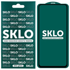Защитное стекло SKLO 5D (full glue) для Xiaomi 11T / 11T Pro Черный