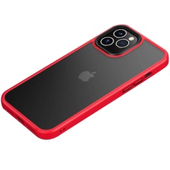 TPU+PC чехол Metal Buttons для Apple iPhone 11 Pro Max (6.5") Красный