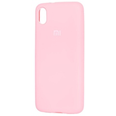 Чехол Silicone Cover Full Protective (AA) для Xiaomi Redmi 7A Розовый / Pink