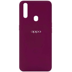 Чехол Silicone Cover My Color Full Protective (A) для Oppo A31 Бордовый / Marsala
