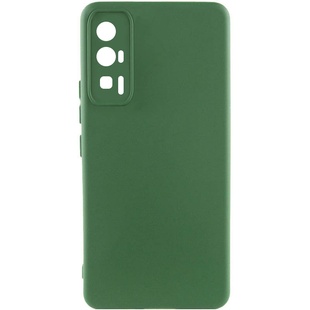 Чехол Silicone Cover Lakshmi Full Camera (A) для Xiaomi Poco F5 Pro Зеленый / Dark green