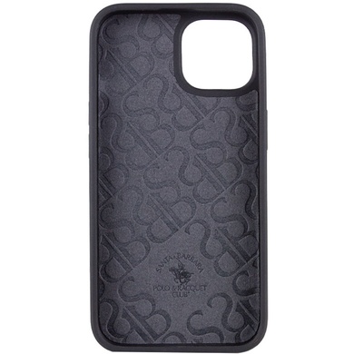 Кожаный чехол Polo Santa Barbara для Apple iPhone 15 Plus (6.7") Black