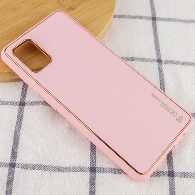 Кожаный чехол Xshield для Xiaomi Redmi 10 Розовый / Pink