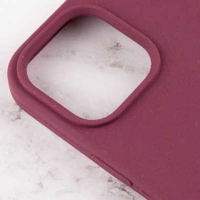 Чехол Silicone Case Full Protective (AA) для Apple iPhone 15 (6.1") Бордовый / Plum