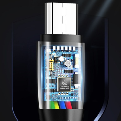 Дата кабель Usams US-SJ365 U35 USB to MicroUSB (1m), Black