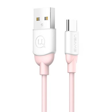 Дата кабель USAMS US-SJ246 Ice-cream series USB to Type-C (1m) Розовый