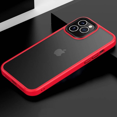 TPU+PC чохол Metal Buttons для Apple iPhone 11 Pro Max (6.5 "), Червоний