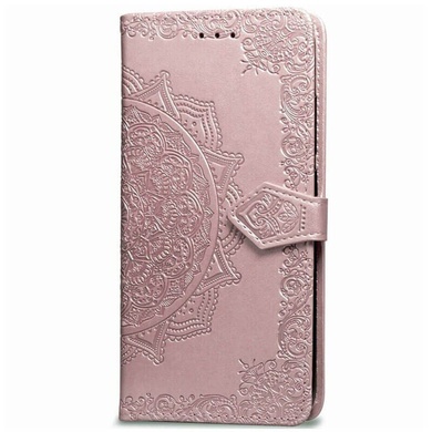 Шкіряний чохол (книжка) Art Case з візитницею для Huawei Y5p, Розовый