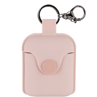 Силіконовий футляр на магніті для навушників AirPods 1/2, Рожевий / Pink Sand