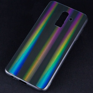 TPU+Glass чехол Gradient Aurora для Samsung Galaxy J8 (2018)