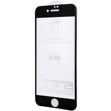 Захисне скло 5D Hard (full glue) (тех.пак) для Apple iPhone 7 plus / 8 plus (5.5 "), Чорний