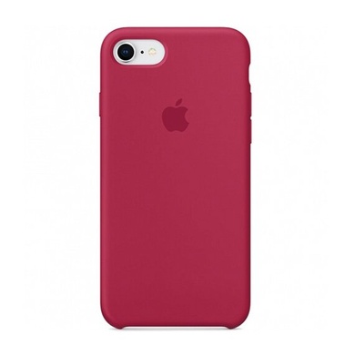 Чохол Silicone case (AAA) для Apple iPhone 7 plus / 8 plus (5.5"), Красный / Rose Red