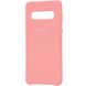Чехол Silicone Cover (AA) для Samsung Galaxy S10+ Розовый / Cotton Candy