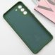 Чохол Silicone Cover Lakshmi Full Camera (AA) для Samsung Galaxy S24 FE, Зелений / Dark Green