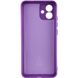 Чохол Silicone Cover Lakshmi Full Camera (A) для Samsung Galaxy A05, Фіолетовий / Purple