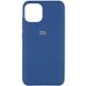 Чехол Silicone Cover Full Protective (AA) для Xiaomi Mi 11 Lite Синий / Navy Blue