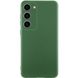 Чохол Silicone Cover Lakshmi Full Camera (AA) для Samsung Galaxy S24 FE, Зелений / Dark Green