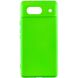 Чохол Silicone Cover Lakshmi (A) для Google Pixel 7a, Салатовый / Neon Green